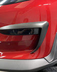 Model 3 Fog Light Canards/Eyelids (1 Pair) - Real Molded Carbon Fiber