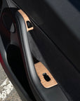 Model 3 & Y Window & Door Switch Overlays (10 Pieces) - Real Open-Pore Wood Veneers