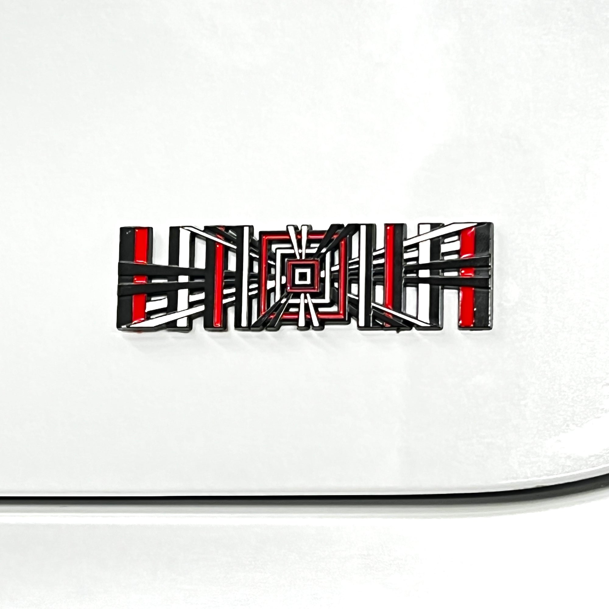 Tesla Plaid Spaceballs Tribute, Die-Cast Aluminum Badge Trunk Emblem - PLAID