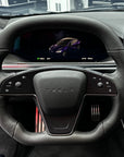 2021-2023 Model S & X Sport Steering Wheel Horizontal Top & Bottom - Full Leather & Heated