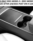 Model 3 & Y Center Console Vinyl Wraps (Gen. 2) - 3M Vinyl Material Variety