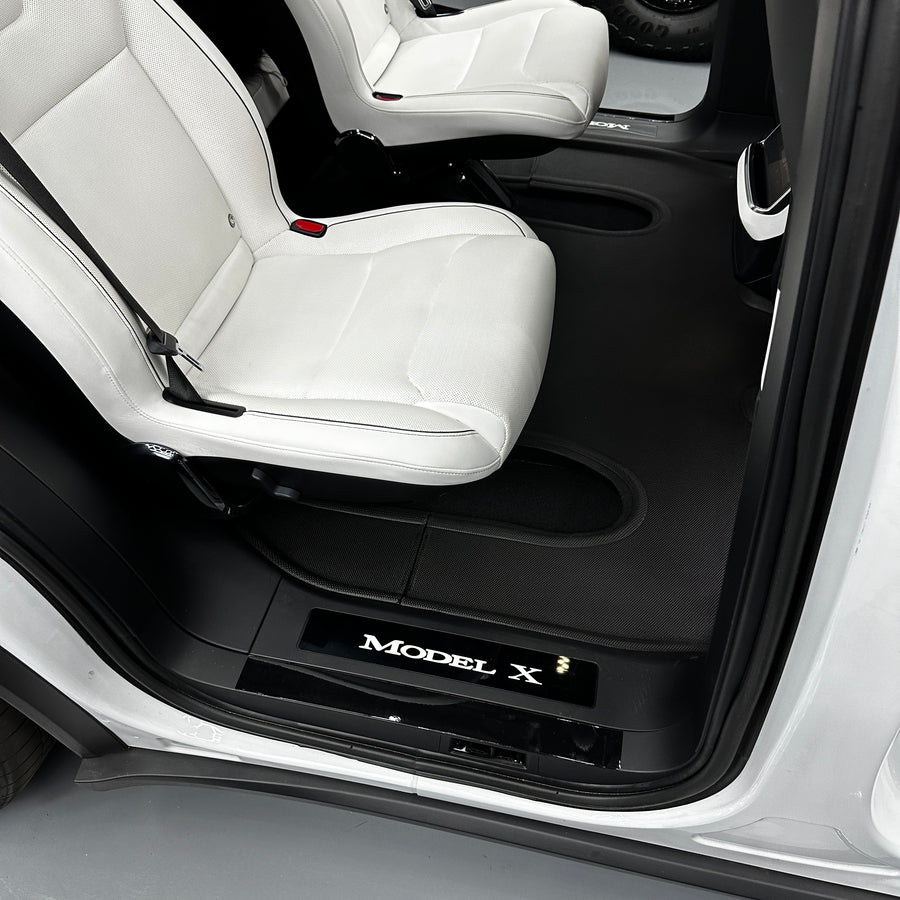 2022+ | Model X 6 Seater - 3D MAXpider KAGU Floor & Cargo Mats - Row 1, 2, & 3 and Trunk/Frunk