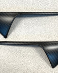 Turn Signal Overlays (Gen. 2) - Top Half Style - Real Molded Carbon Fiber (1 Pair)