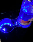 Model 3 Dual Cupholder 7-Color LED Pad