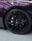 2021+ | Model S - 21" Arachnid Center Wheel Hubs - Real Molded Carbon Fiber- (Set of 4)