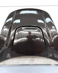 2017-2023 | Model 3 Viento Robot Hood - Dual Layer with Xpel Clear Bra- Real Molded Carbon Fiber