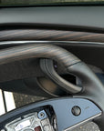 2021-2023 Model S & X Sport Steering Wheel Horizontal Top & Bottom - Full Leather & Heated