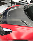 2017-2023 | Model 3 Viento Robot Hood - Dual Layer with Xpel Clear Bra- Real Molded Carbon Fiber