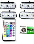 2021+ | Model S & X Backseat RGB LED Lighting Upgrade Kit (4 Lights & IR Remote)