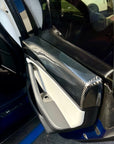 2017- 2023 | Model 3 Rear Door Panel Overlays - Real Molded Carbon Fiber