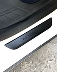 2020+ | Model Y Back Door Sill Covers (1 Pair) - Black Plastic
