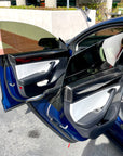 2017- 2023 | Model 3 Rear Door Panel Overlays - Real Molded Carbon Fiber