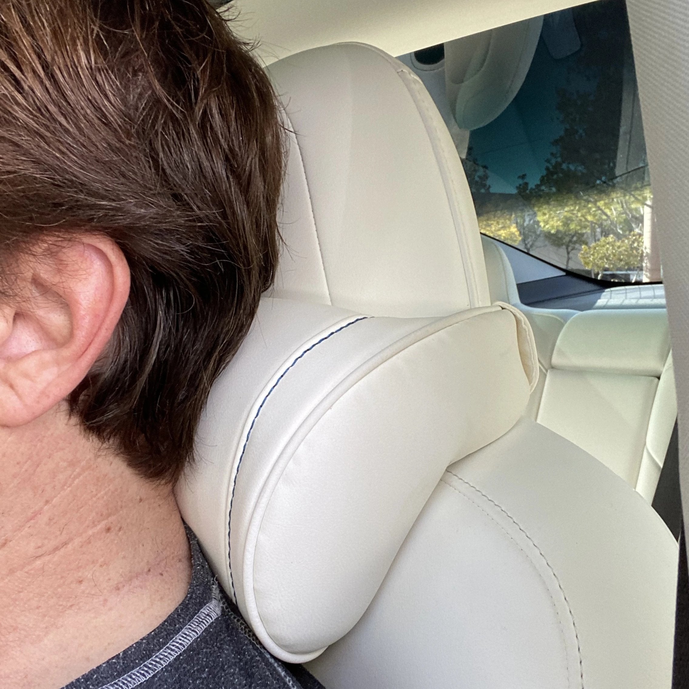 Seat Headrest Pillow for Tesla Model 3 Model Y Neck Pillow Lumbar