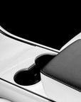 Model 3 & Y Center Console Cap ABS (Gen. 1) - White Pearl Painted