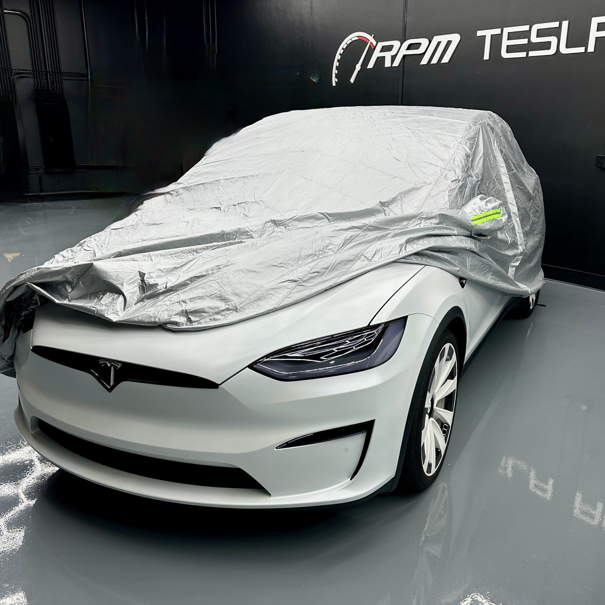 Model X Car Cover - Weatherproof Indoor & Outdoor - Charging Port / Driver Door Access