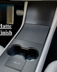 Model 3 & Y Center Console Cap ABS Plastic (Gen. 1) - Hydro Carbon Fiber Coated