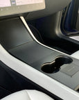 Model 3 & Y Center Console Cap ABS Plastic (Gen. 1) - Hydro Carbon Fiber Coated