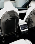 2021+ | Model S & X Seat Back Replacements Gen. 2 (1 Pair) - Real Molded Carbon Fiber