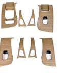 Model 3 & Y Window & Door Switch Overlays (10 Pieces) - Real Open-Pore Wood Veneers