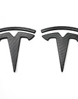 Model 3 ABS Plastic T Logo Caps (4 pieces) Front & Rear - Variety*