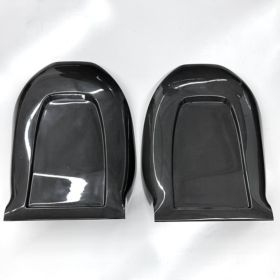 Model 3 & Y Seat Back Replacements Gen. 2 (1 Pair) - Real Molded Carbon Fiber