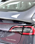 2017-2023 | Model 3 Colossal Rear Wing Spoiler - Real Molded Carbon Fiber