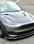 2020-2025 | Model Y Viento Robot Hood - Dual Layer with Xpel Clear Bra- Real Molded Carbon Fiber