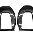 Model 3 & Y Seat Back Overlays (1 Pair) - Real Molded Carbon Fiber