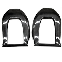 Model 3 & Y Seat Back Overlays (1 Pair) - Real Molded Carbon Fiber