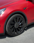 Model 3 & Y Uberturbine Center Hub Caps - Real Molded Carbon Fiber