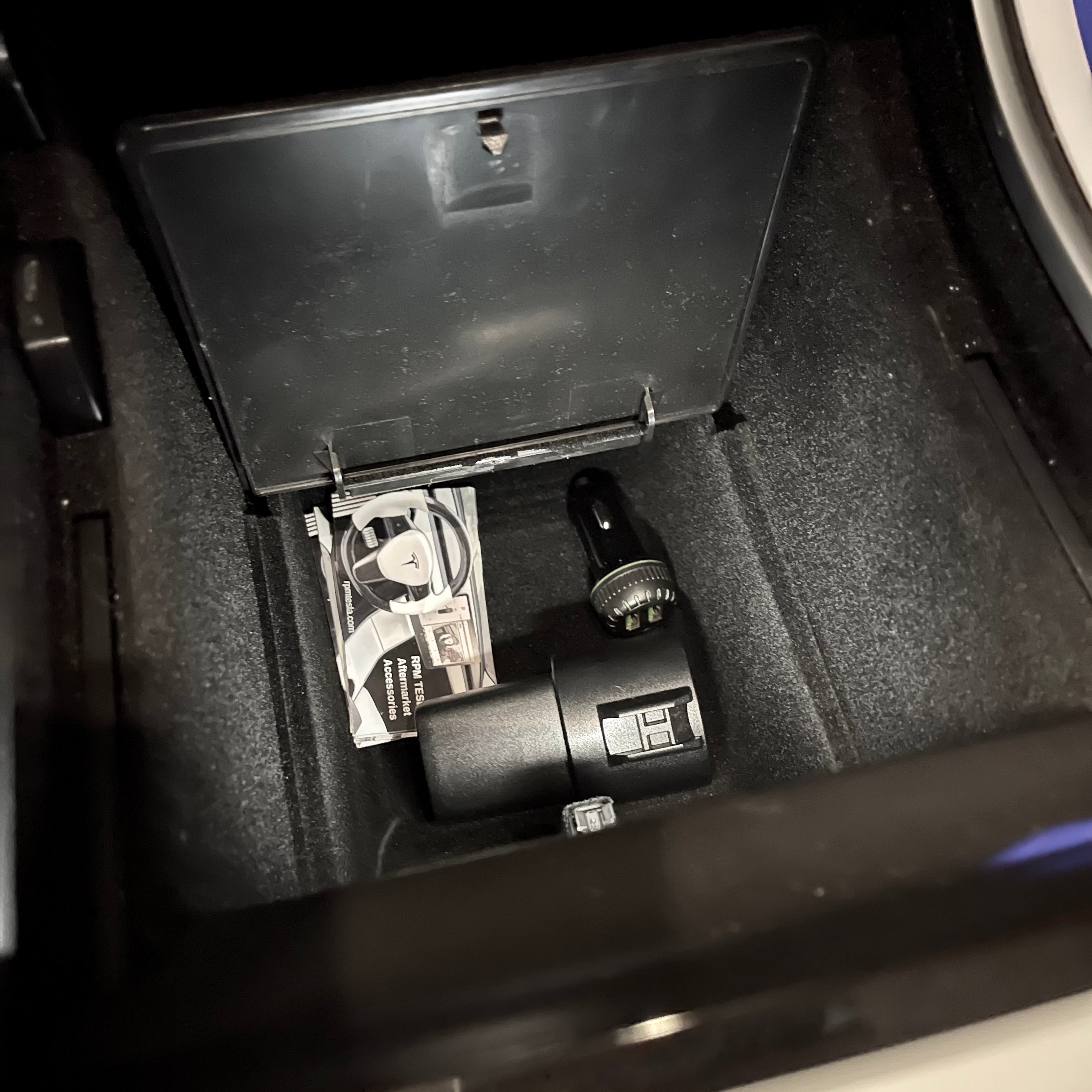 Tesla model sales 3 hidden compartment