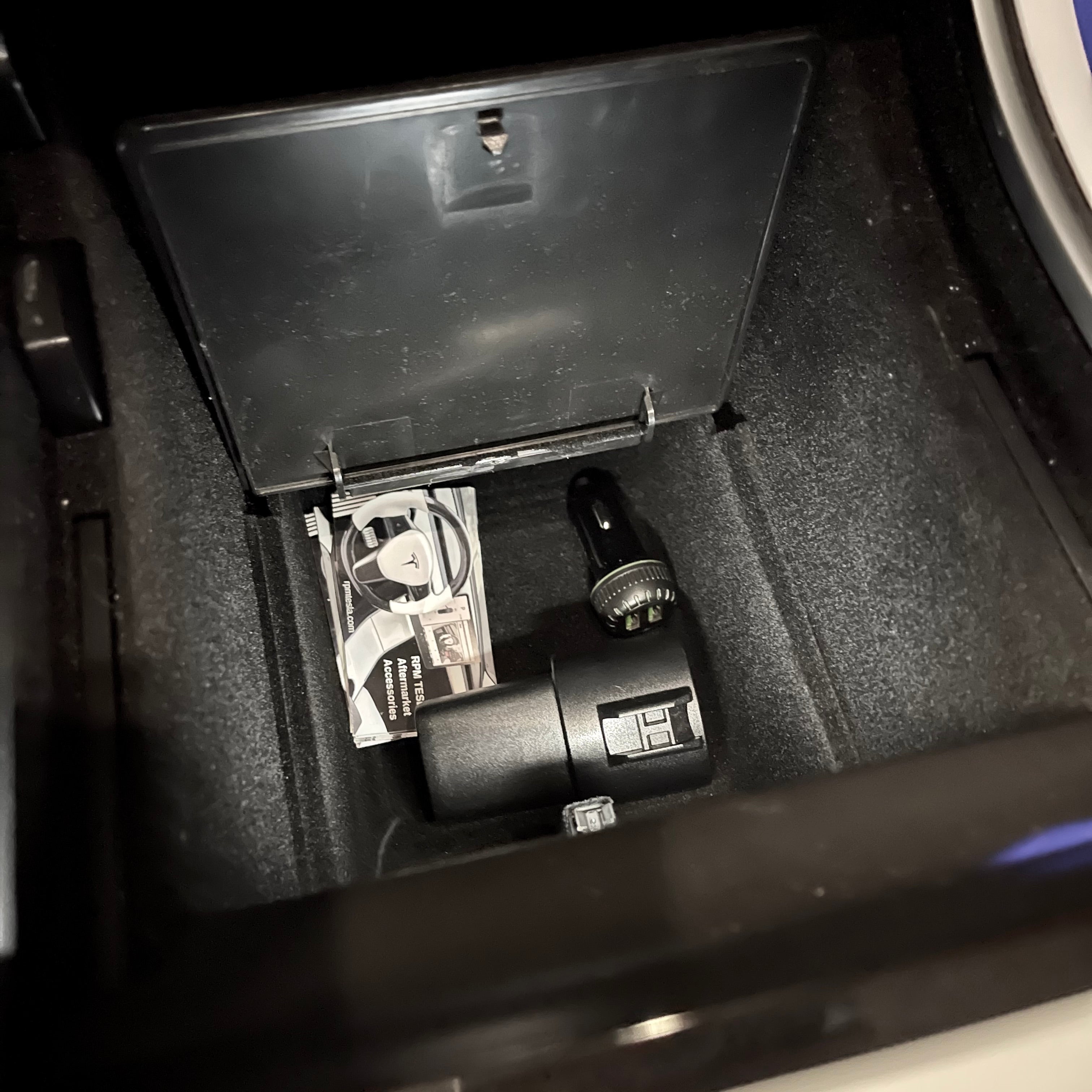 Tesla Model 3 & Y Center Console Hidden Storage Box 