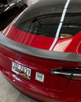 2017-2023 | Model 3 Jupiter V-Style Spoiler - Real Molded Carbon Fiber