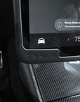 Model 3 & Y Display Screen Frame Protector Wider TESLA Embossed - Black or White