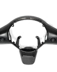 Model 3 & Y Yoke Style Steering Wheel - Carbon Fiber & White Leather Handles