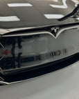 2015-2021 | Model S Front End Inlay - Real Molded Carbon Fiber
