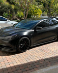 2017-2023 | Model 3 Razzo Aero Side Skirts (1 Pair) - Real Molded Carbon Fiber