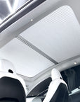 2020-2025 | Model Y Retractable Sunroof Sunshade - Heat Reducing & Light Diffusing