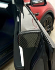 2020-2022 | Model Y Front Door Panel Overlays (1 Pair) - Real Molded Carbon Fiber