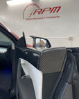 2020-2022 | Model Y Front Door Panel Overlays (1 Pair) - Real Molded Carbon Fiber
