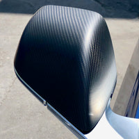 Model 3 Side View Mirror Caps Overlays (1 pair) - Real Molded Carbon Fiber