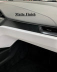 2012-2021 | Model S & X Dashboard & Center Console Upgrade Kit (7 Pieces) - Hydro Carbon Fiber Coated