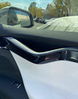 Model X Interior Door Handle Conversion Kit - Hydro Carbon Fiber Coated