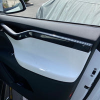 Model X Interior Door Handle Conversion Kit - Hydro Carbon Fiber Coated