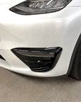 2020-2025 | Model Y Fog Light Canards/Eyelids (1 Pair) Black-Out Style - Variety*