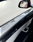 2020-2022 | Model Y Front Door Panel Overlays (1 Pair) - Real Molded Carbon Fiber