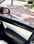 2020-2022 | Model Y Front Door Panel Overlays (1 Pair) - Real Molded Carbon Fiber