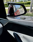 2020-2022 | Model Y Front Door Panel Overlays (1 Pair) - Real Molded Carbon Fiber