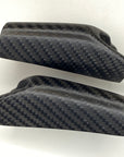 Model 3 & Y Dashboard End Cap Replacements - Real Molded Carbon Fiber