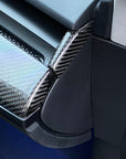 Model 3 & Y Dashboard End Cap Replacements - Real Molded Carbon Fiber